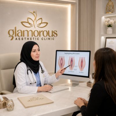Doctor Elham giving guideline to her patient about Vaginoplasty