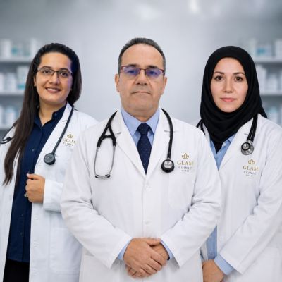 Team of doctors working for Glam Aesthetic Clinic Dubai