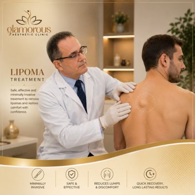 Dr Hamid Ali checking the patient of Lipoma treatment in Dubai